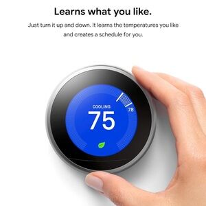 2- GOOGLE NEST 3rd Gen Thermostats